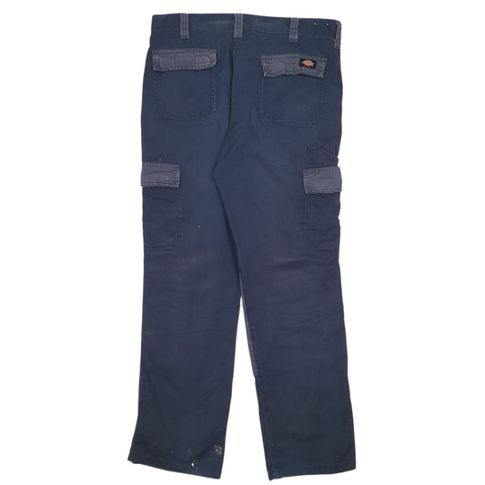 Mens Navy Dickies Workwear  Trousers