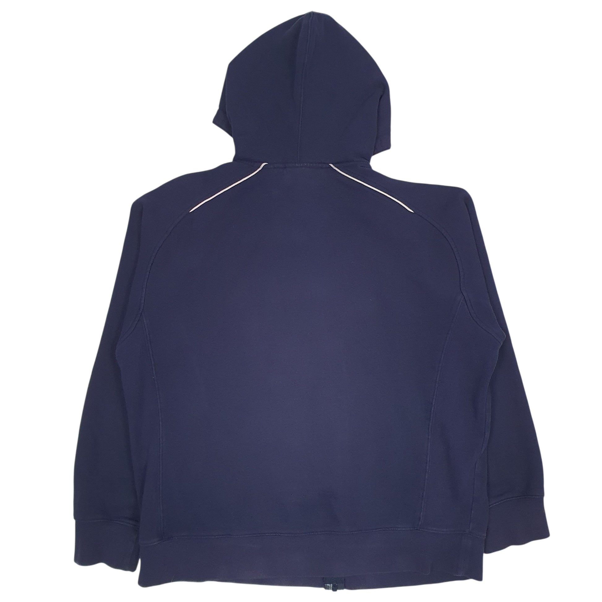 Mens Navy Fila Baggy Full Zip Jumper