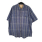 Mens Blue Wrangler  Short Sleeve Shirt