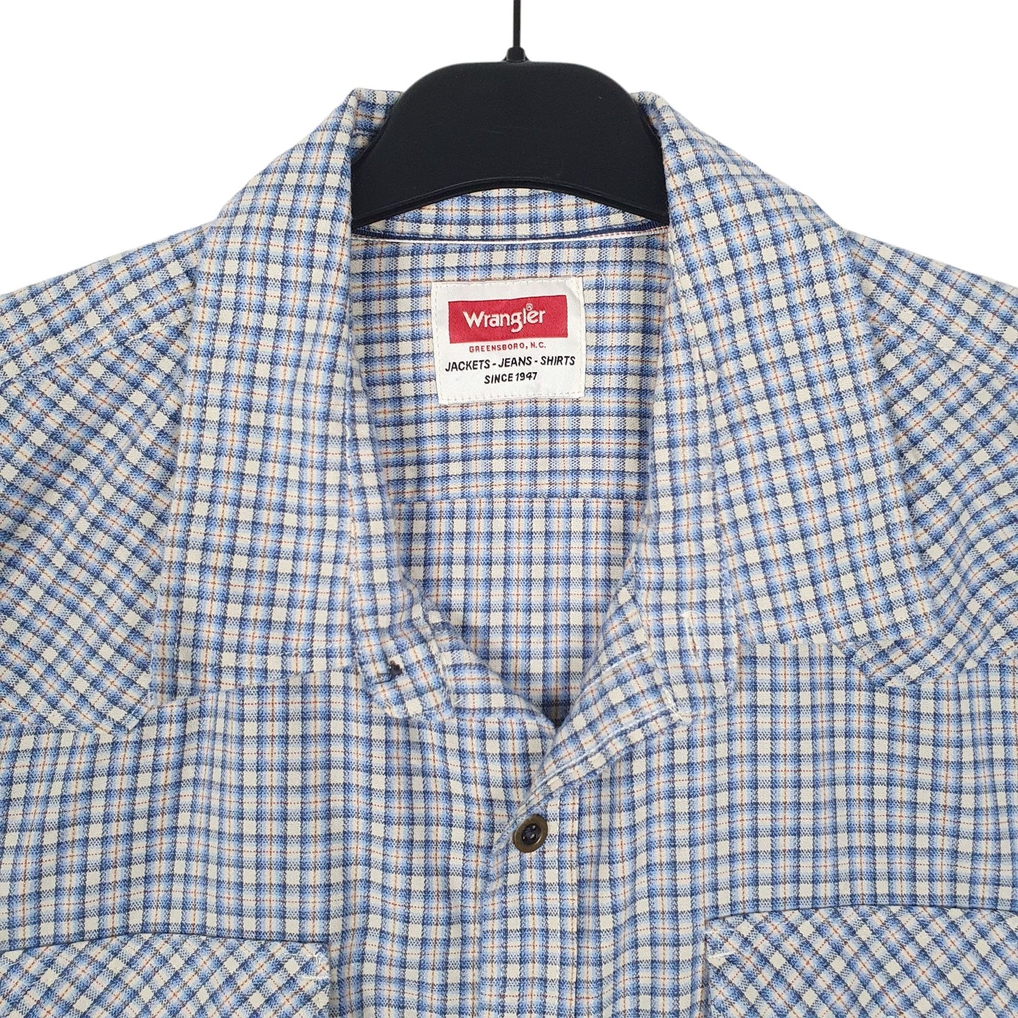 Mens Blue Wrangler   Shirt