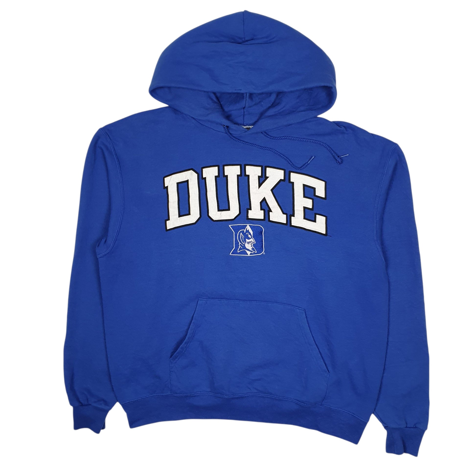 Mens Blue Champion Duke University Hoodie Jumper