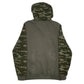 Mens Green Puma Camo Hoodie Jumper
