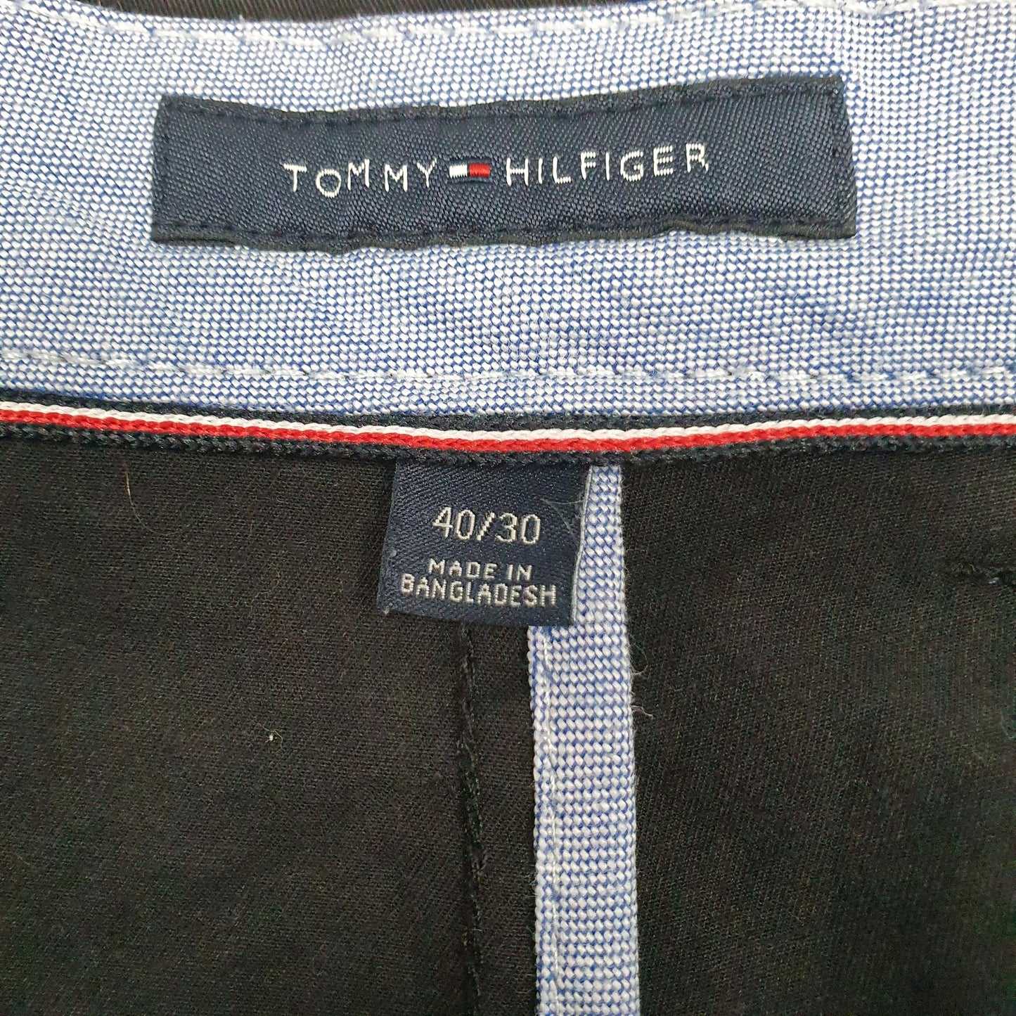 Mens Black Tommy Hilfiger   Trousers