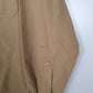 Mens Beige L.L.Bean Thick Chamois  Shirt
