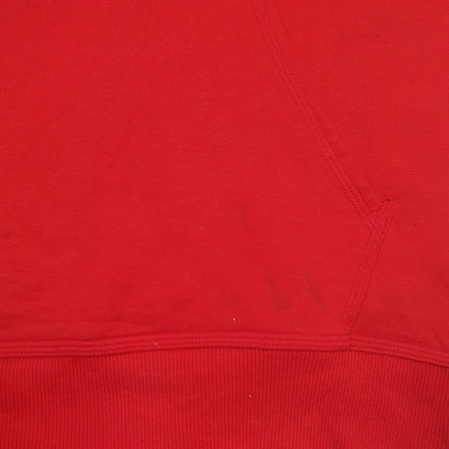 Mens Red Champion Spellout Hoodie Jumper