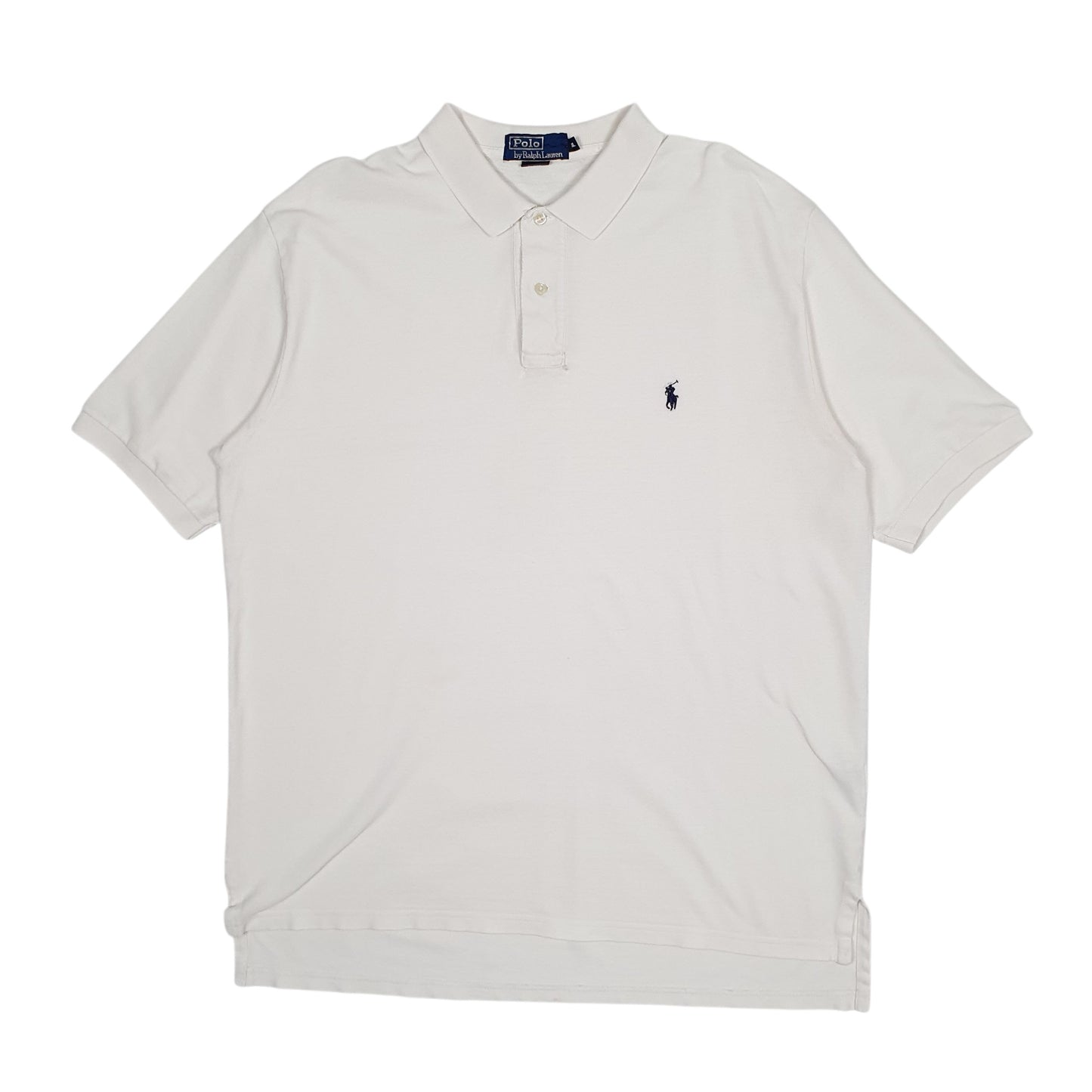 Mens White Polo Ralph Lauren  Short Sleeve Polo Shirt
