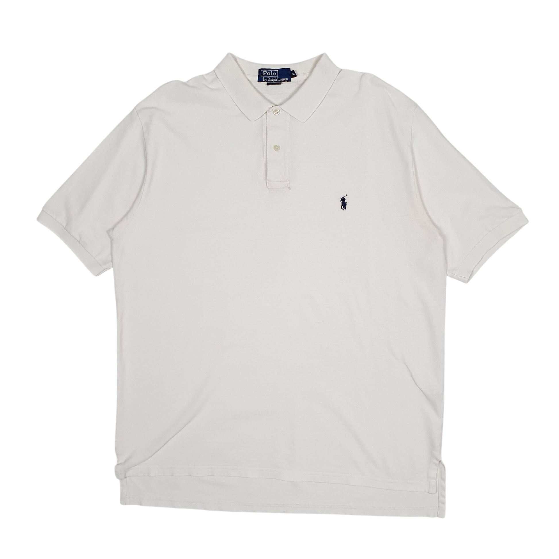 Mens White Polo Ralph Lauren  Short Sleeve Polo Shirt