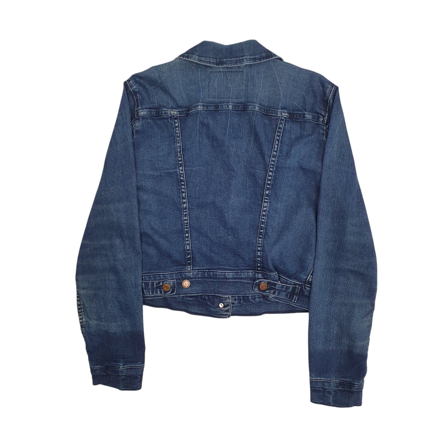 Womens Blue Levis  Turtle Neck Coat