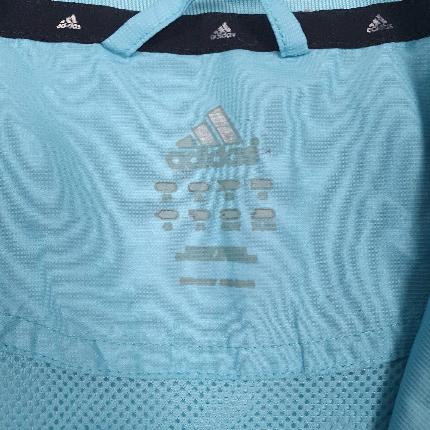 Womens Blue Adidas  Hoodie Coat