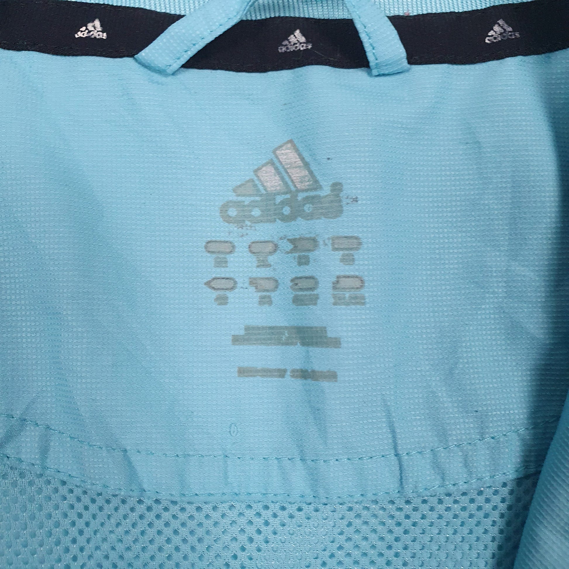 Womens Blue Adidas  Hoodie Coat