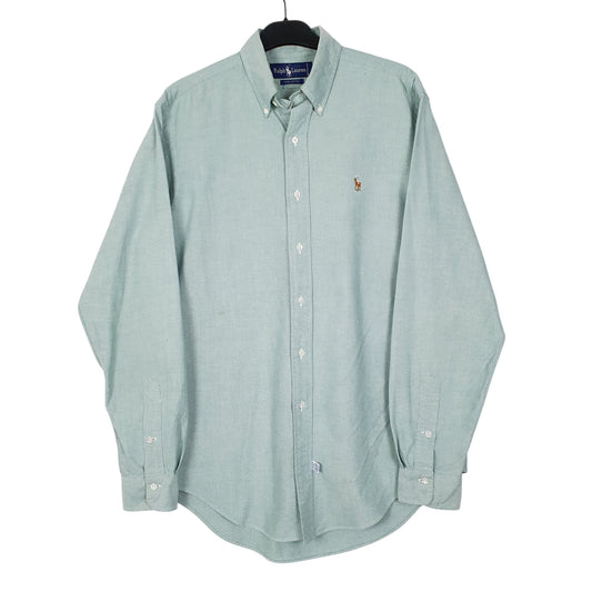 Mens Green Ralph Lauren Vintage 00s Long Sleeve Shirt