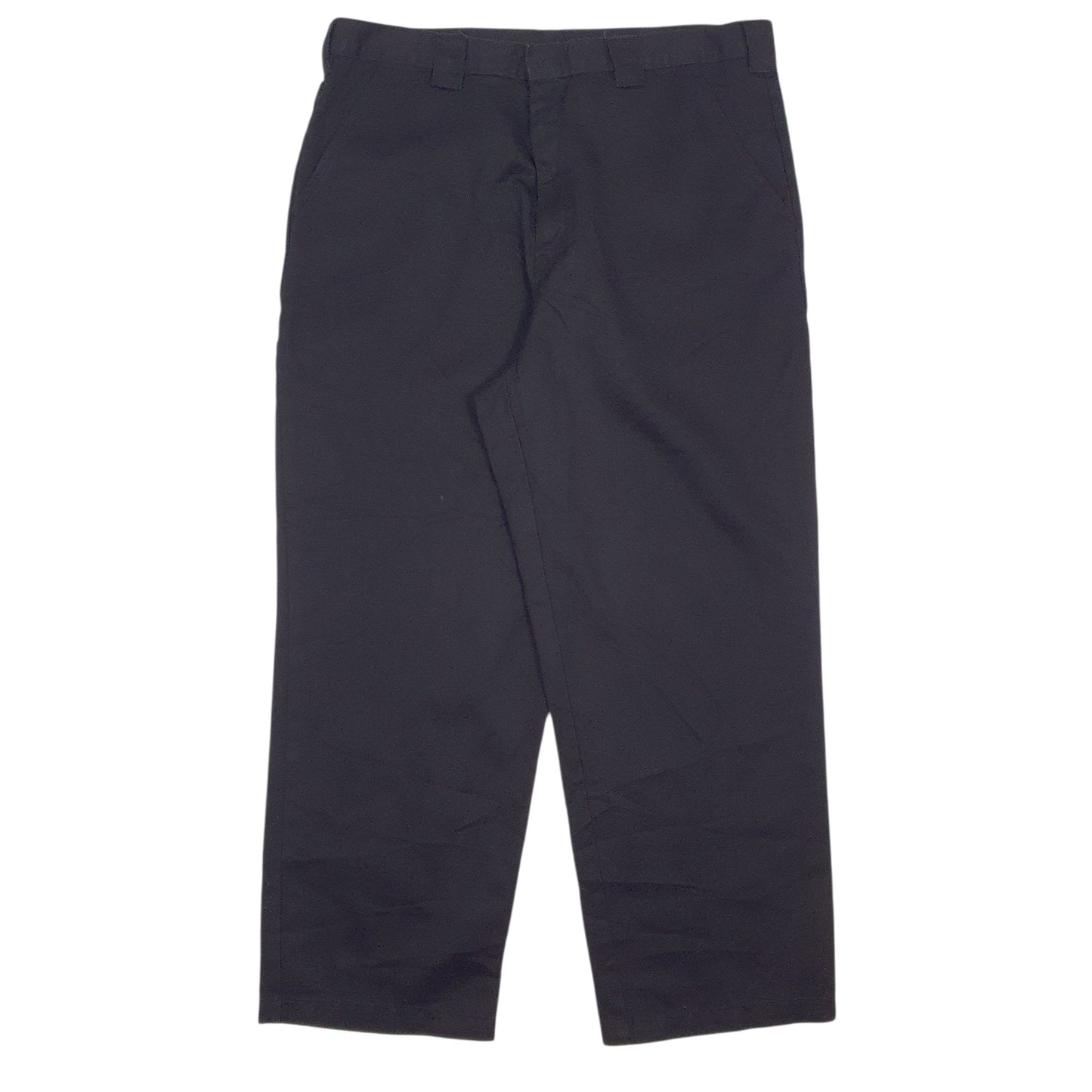 Mens Black Dickies Workwear Chino Trousers
