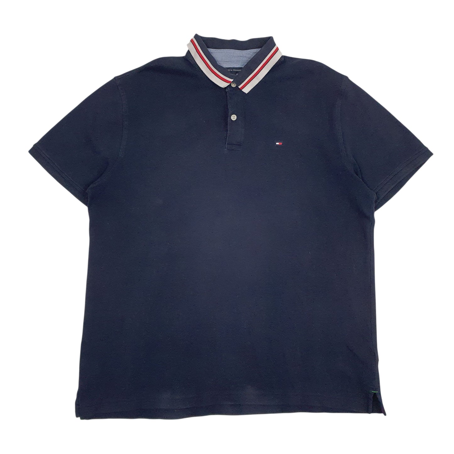 Mens Navy Tommy Hilfiger  Short Sleeve Polo Shirt