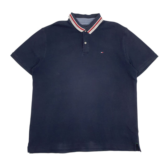 Mens Navy Tommy Hilfiger  Short Sleeve Polo Shirt