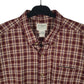 Mens Burgundy L.L.Bean   Shirt