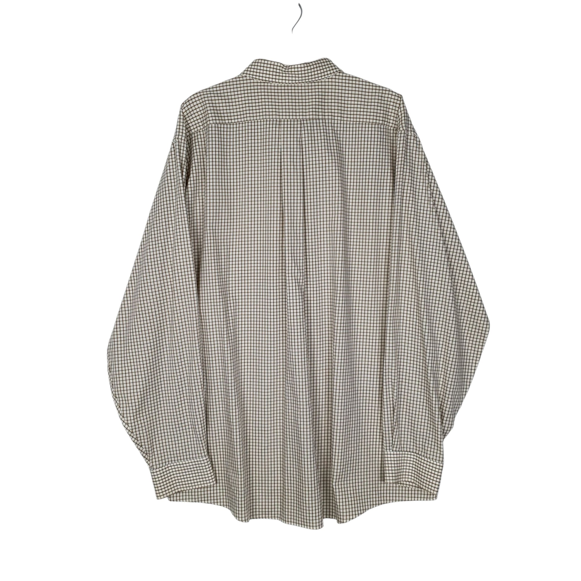 Mens Cream L.L.Bean   Shirt
