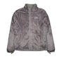 Womens Grey The North Face Fluffy Full Zip Jumper