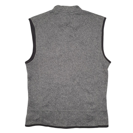 Mens Grey Patagonia Better Sweater Gilet Jumper