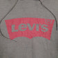 Mens Grey Levis  Hoodie Jumper