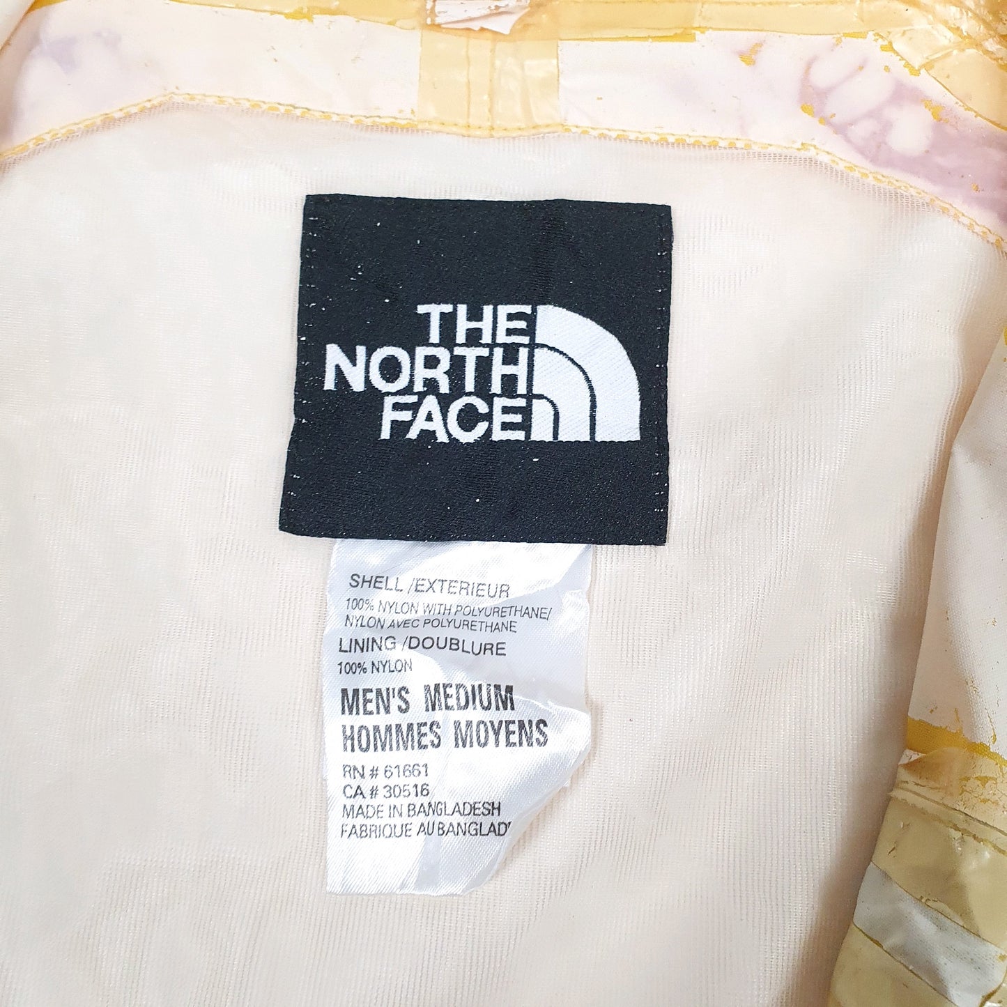 Mens Yellow The North Face   Coat