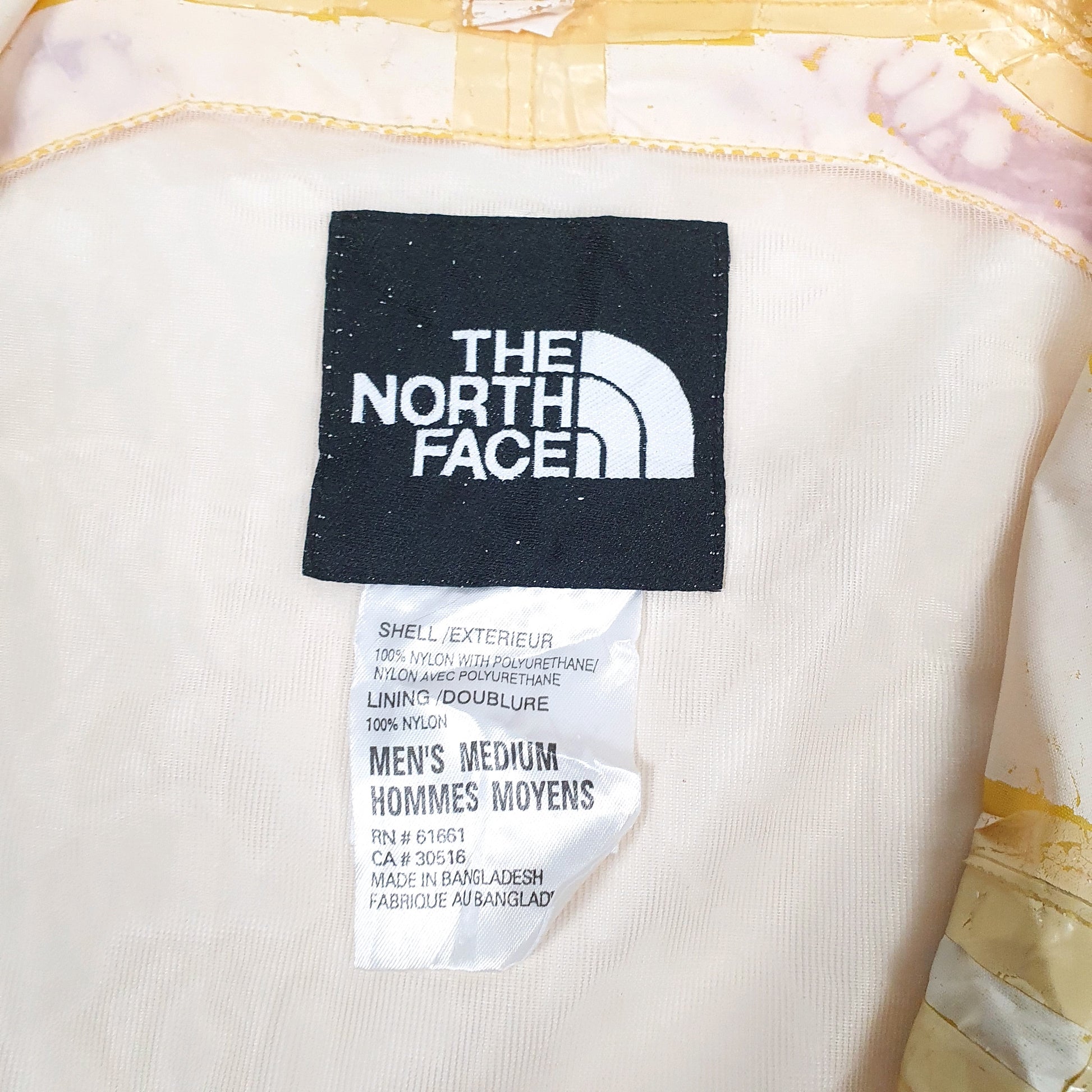 Mens Yellow The North Face   Coat