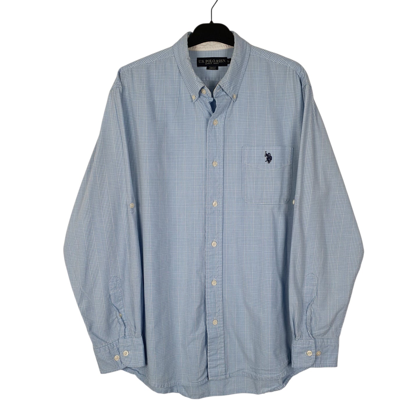 Mens Blue U.S. POLO ASSN.  Long Sleeve Shirt