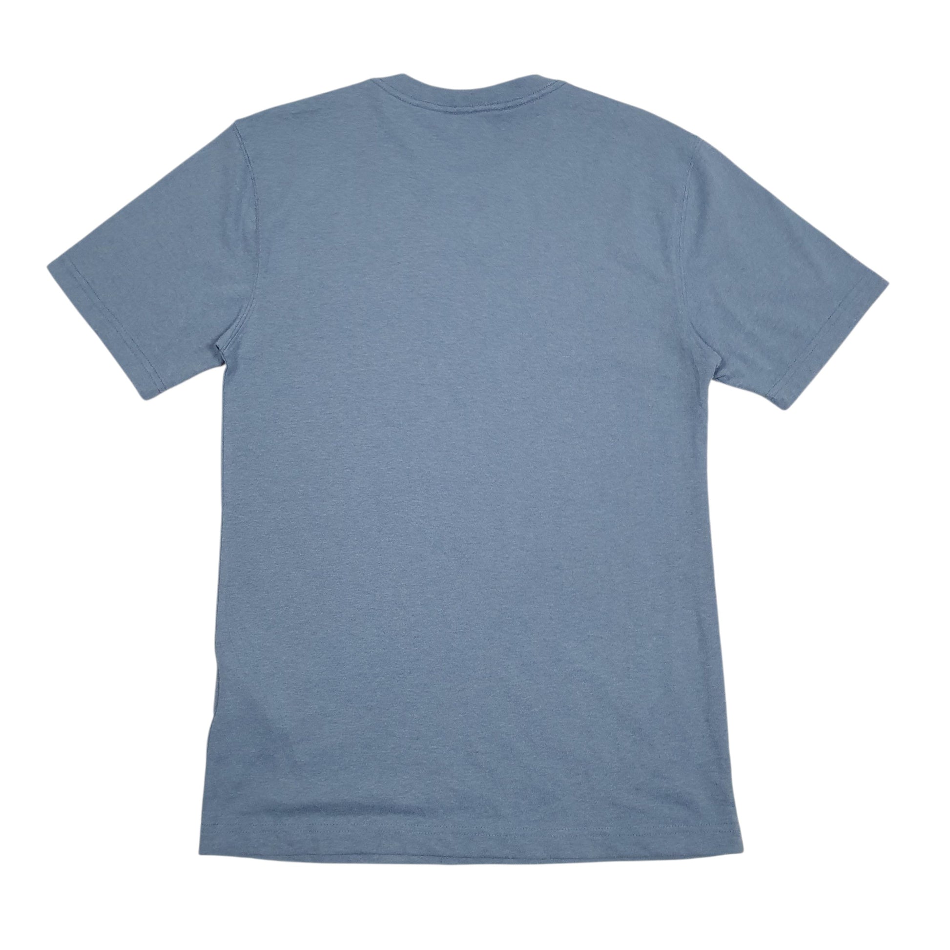 Mens Blue Carhartt Spellout  T Shirt