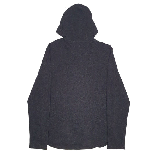 Mens Black Quicksilver Lightweight Hoodie Jumper