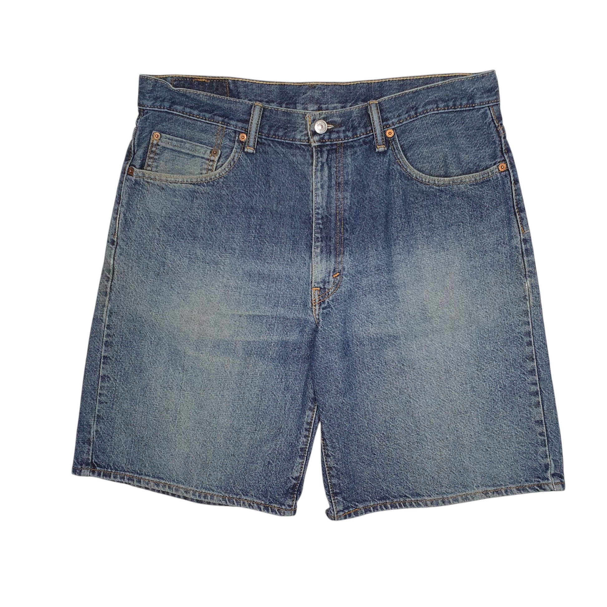 Mens Blue Levis 550 Denim Shorts