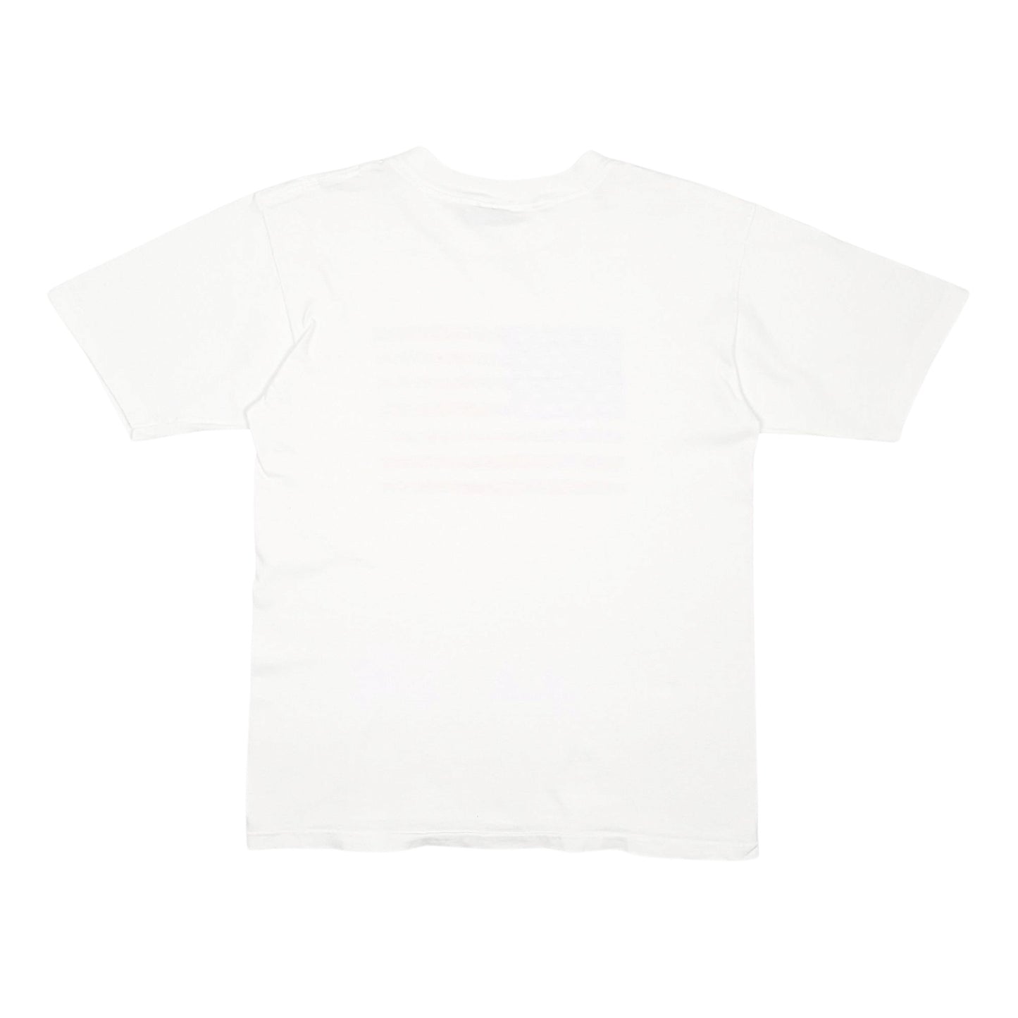 Womens White Oneita Single Stitch Vintage 90s  T Shirt