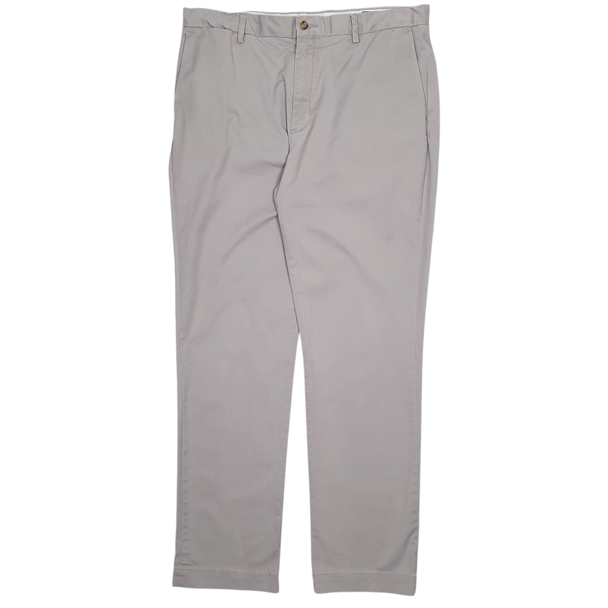Mens Grey Polo Ralph Lauren Stretch Classic Chino Trousers