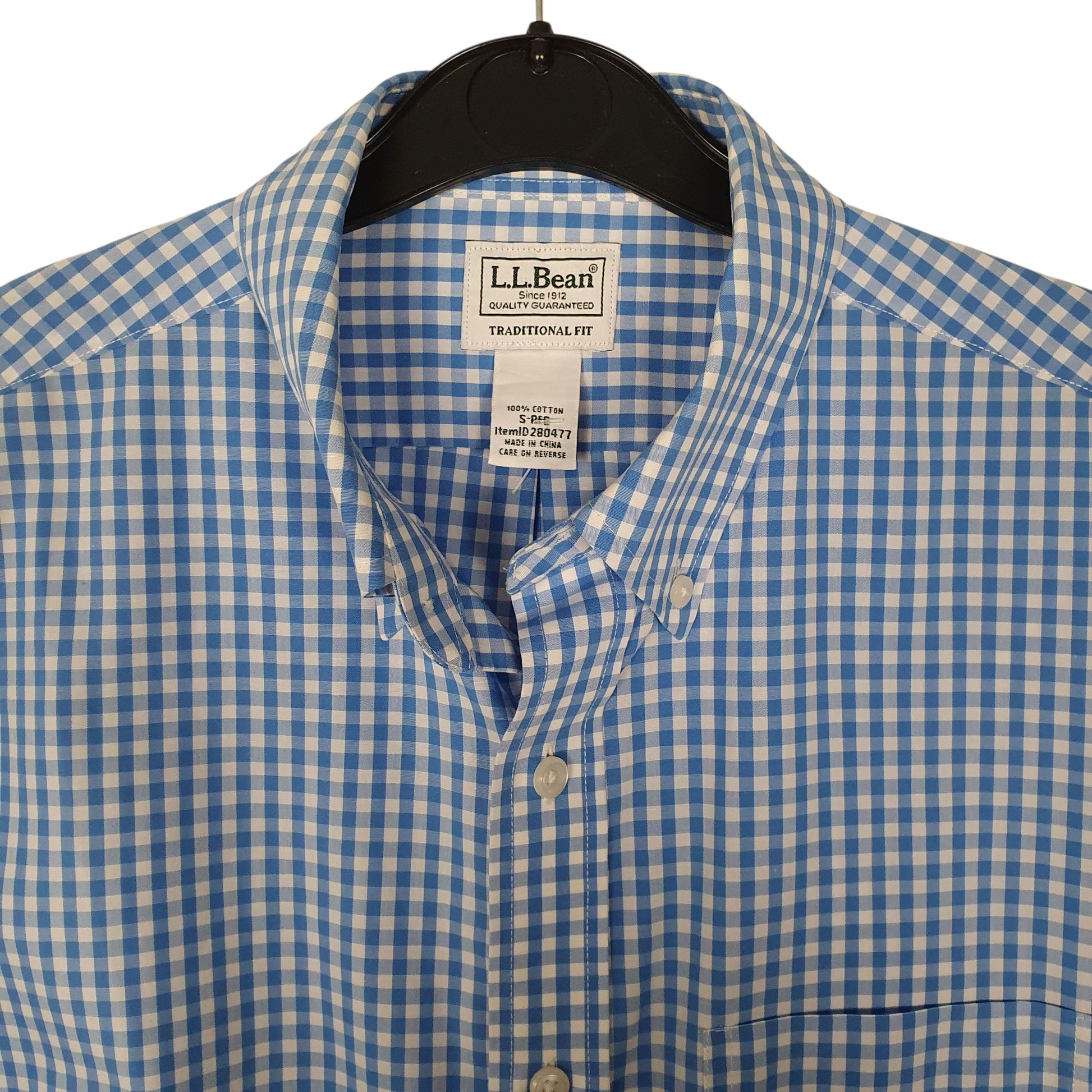 Mens Blue L.L.Bean   Shirt