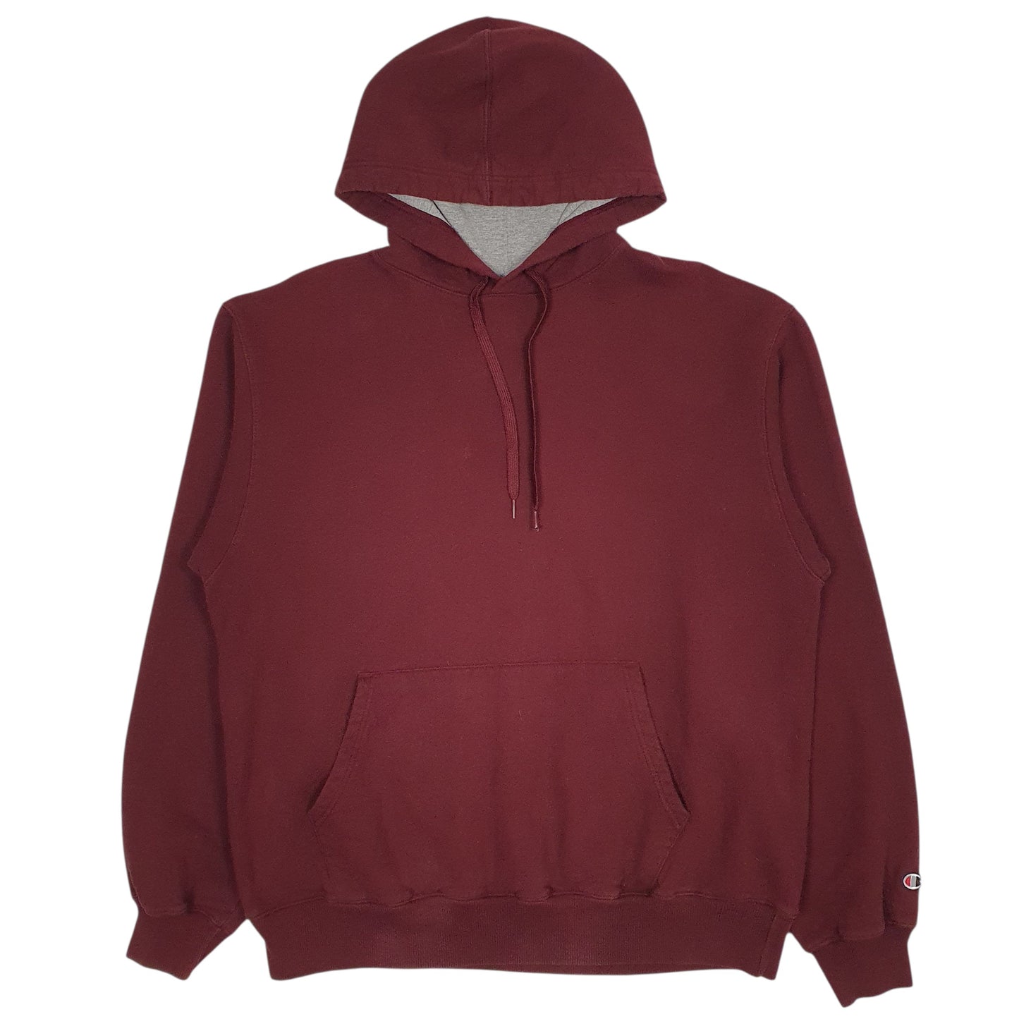 Mens Burgundy Champion  Hoodie Jumper