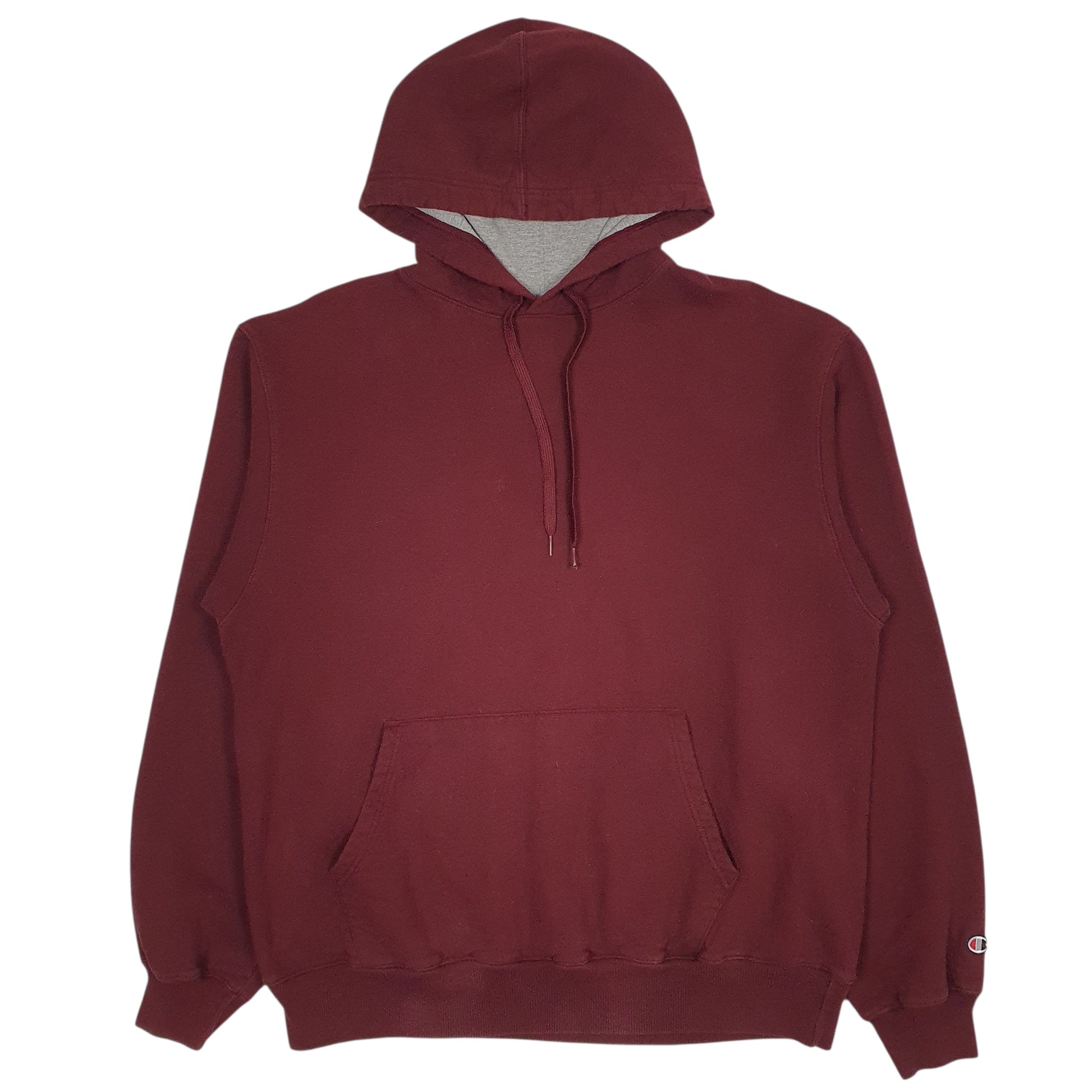 Mens Burgundy Champion  Hoodie Jumper