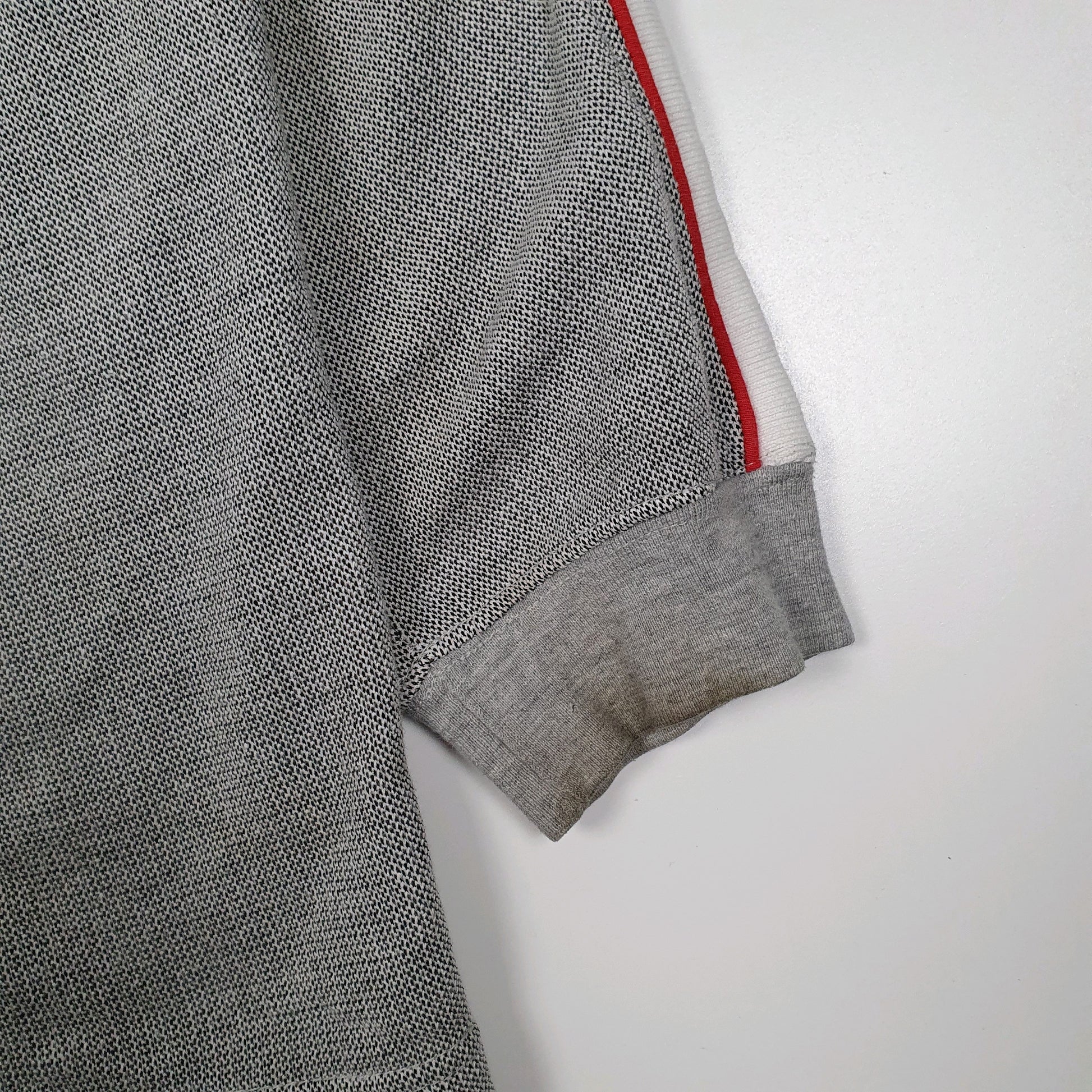 Mens Grey Starter Ohio State Buckeyes Crewneck Jumper