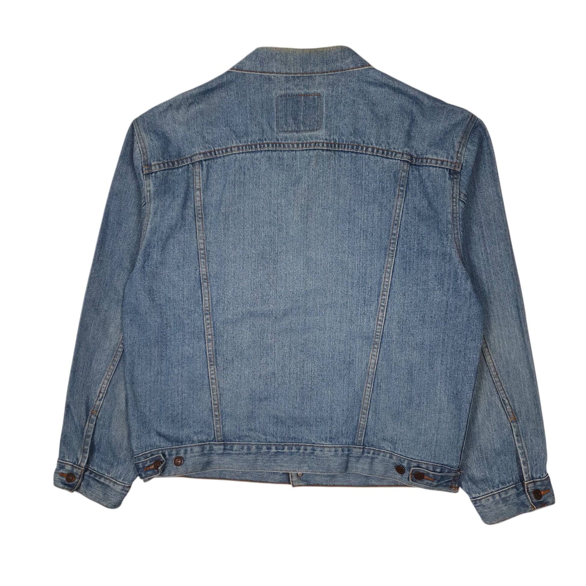 Mens Blue Levis Vintage 2000s Type 3 Trucker  Coat