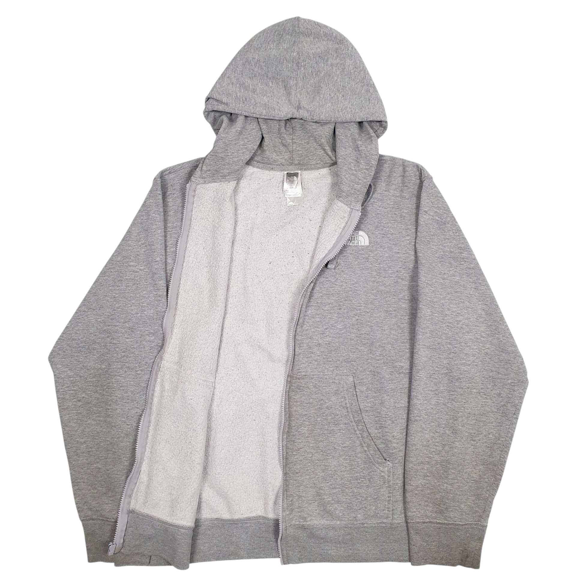 Mens Grey The North Face  Full Zip Jumper