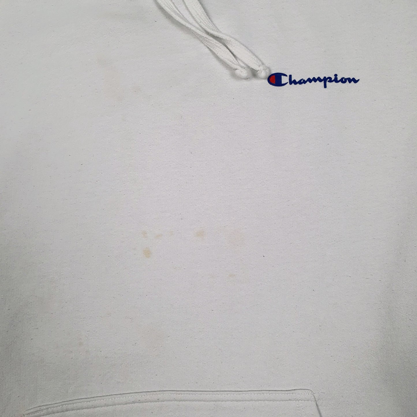 Mens White Champion  Hoodie Jumper