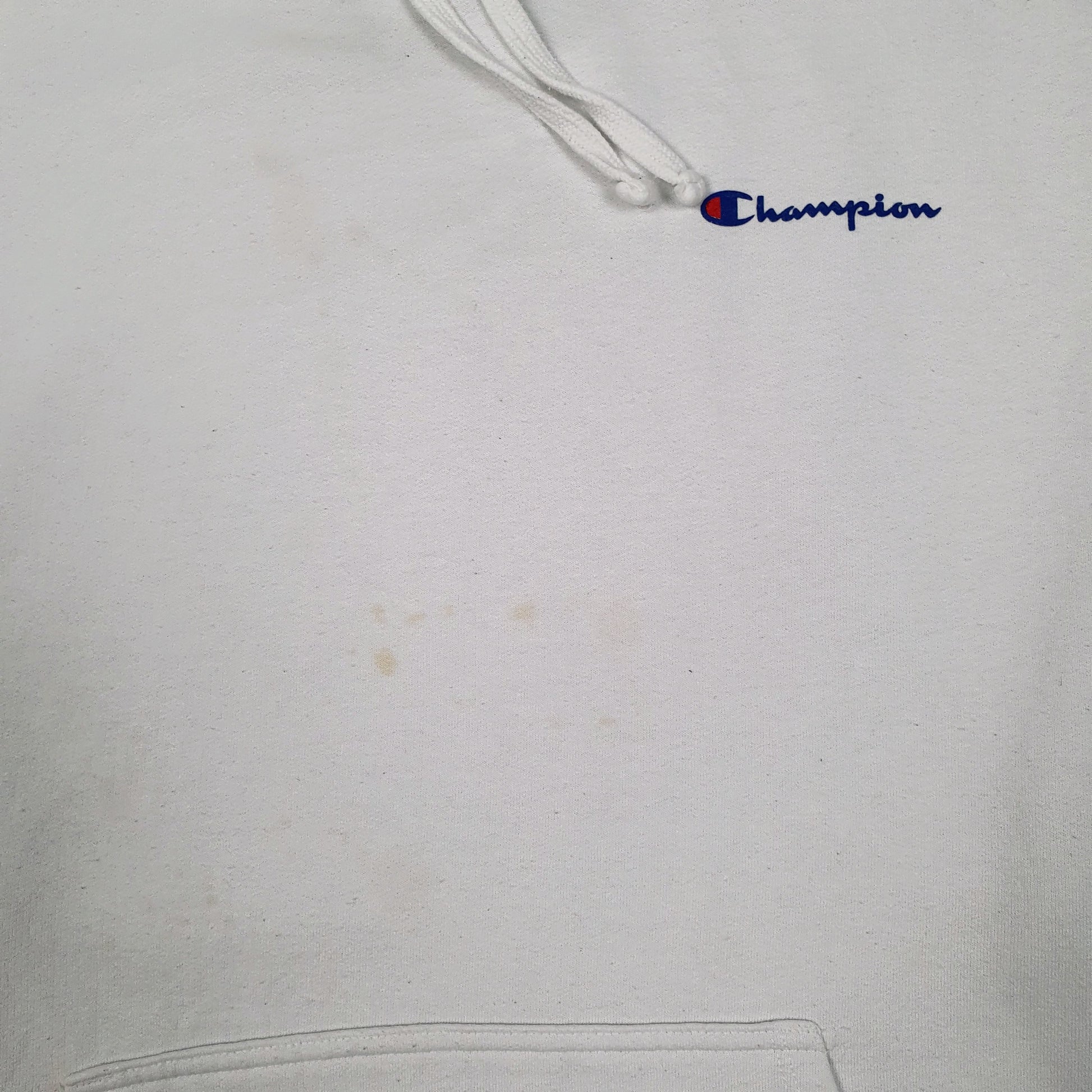 Mens White Champion  Hoodie Jumper