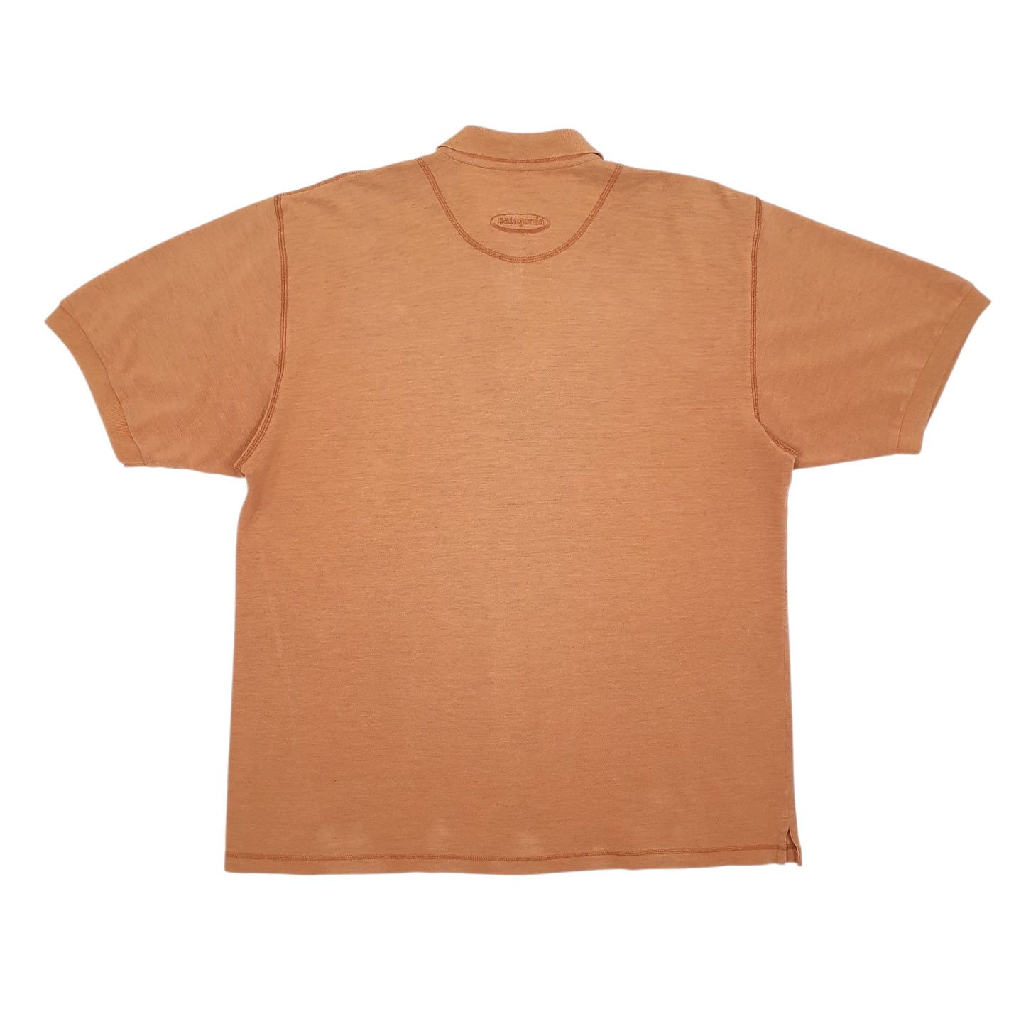 Mens Orange Patagonia   Polo Shirt