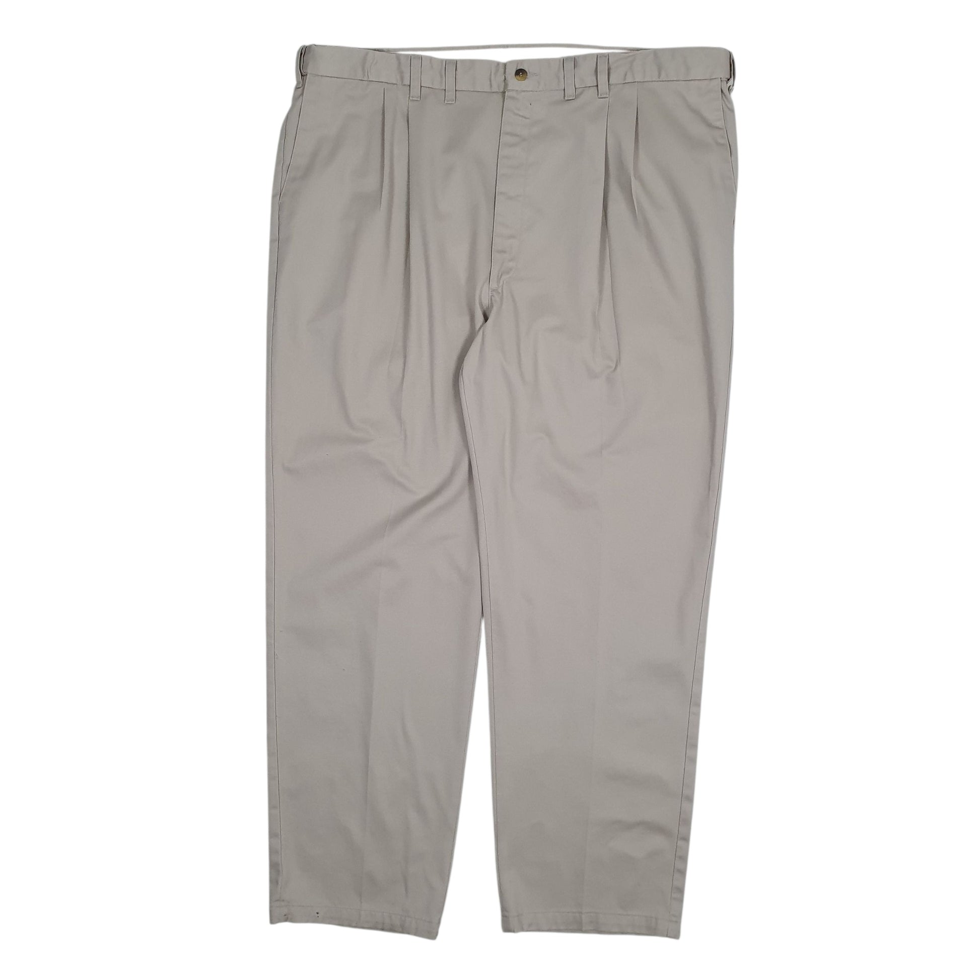 Mens Beige Wrangler Double Pleated Timber Creek JeansW46 L32