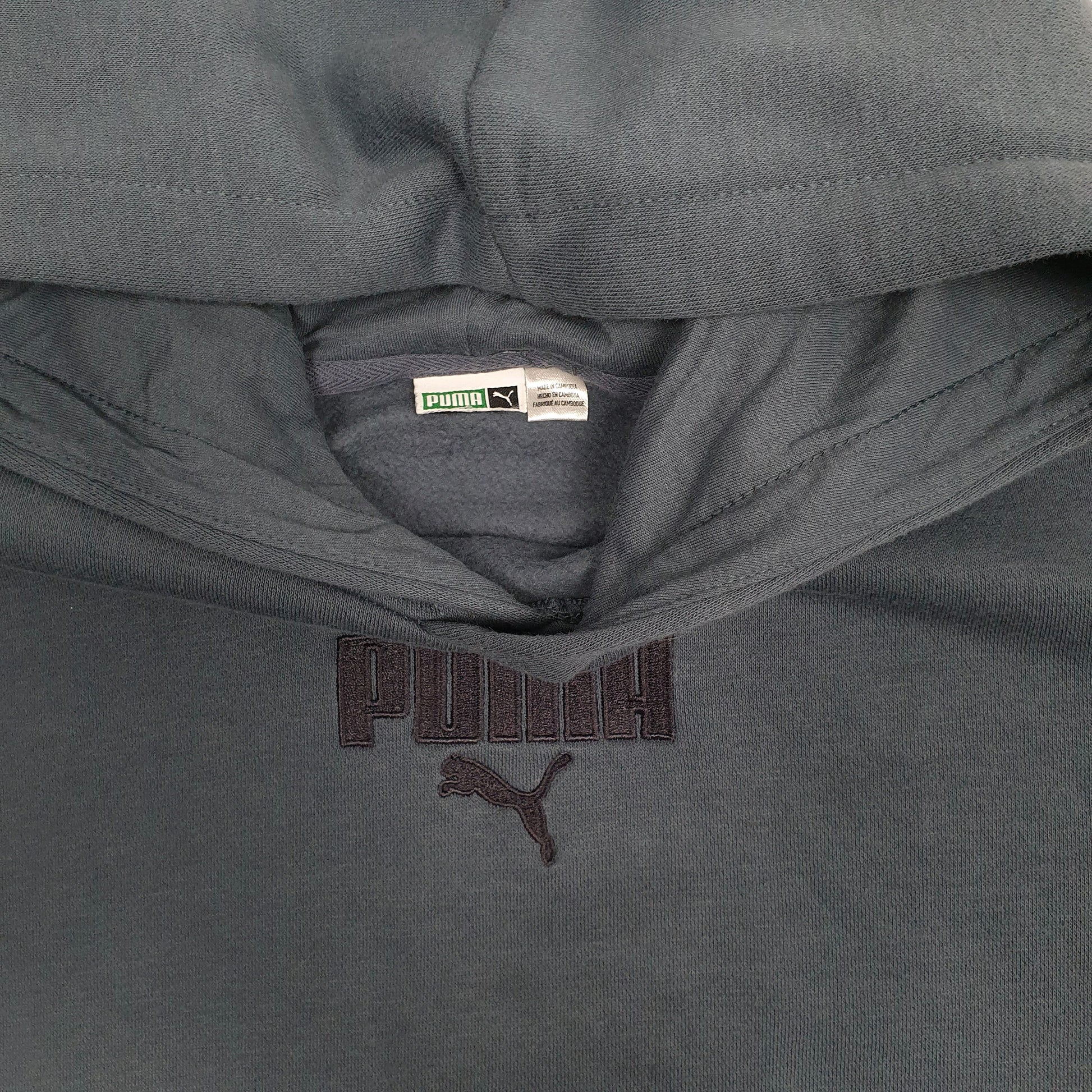 Mens Blue Puma  Hoodie Jumper