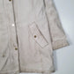 Womens White Tommy Hilfiger Longline Rain Trench Crewneck Coat