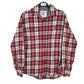 Mens Red Wrangler  Long Sleeve Shirt