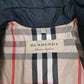 Mens Black Burberry Parka  Coat