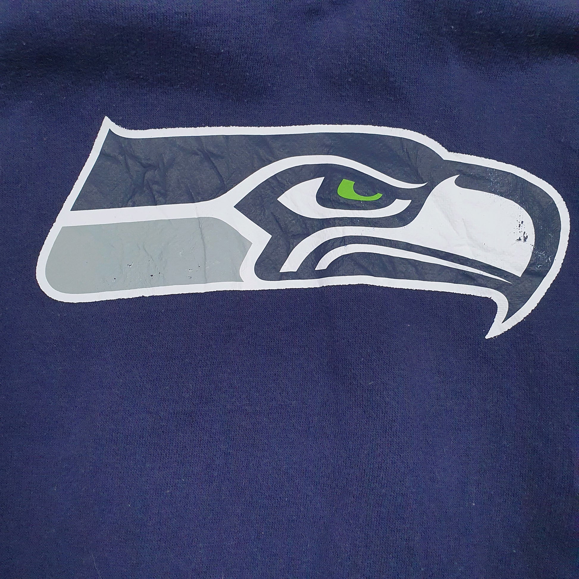 Mens Navy NFL Seattle Seahawks Hoodie Jumper