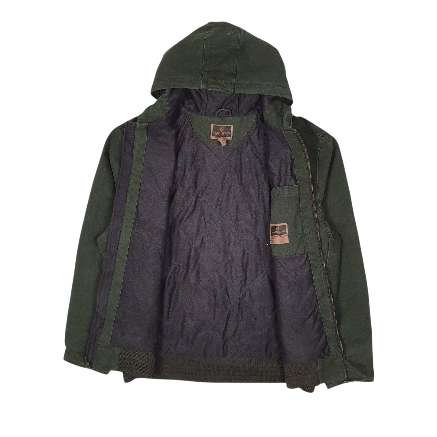 Mens Green North East Outfitters Active Hooded  Coat