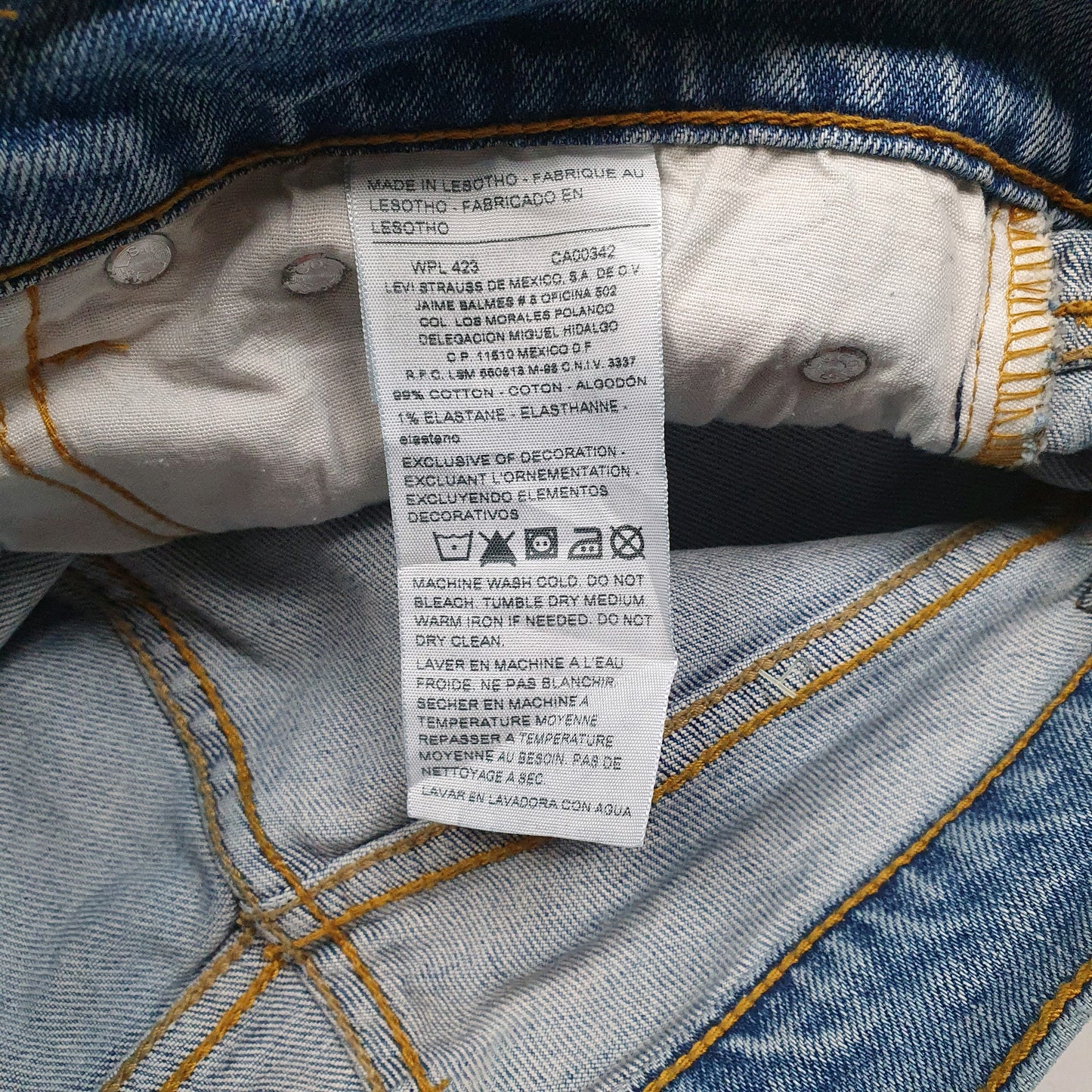 Mens Blue Levis   Jeans