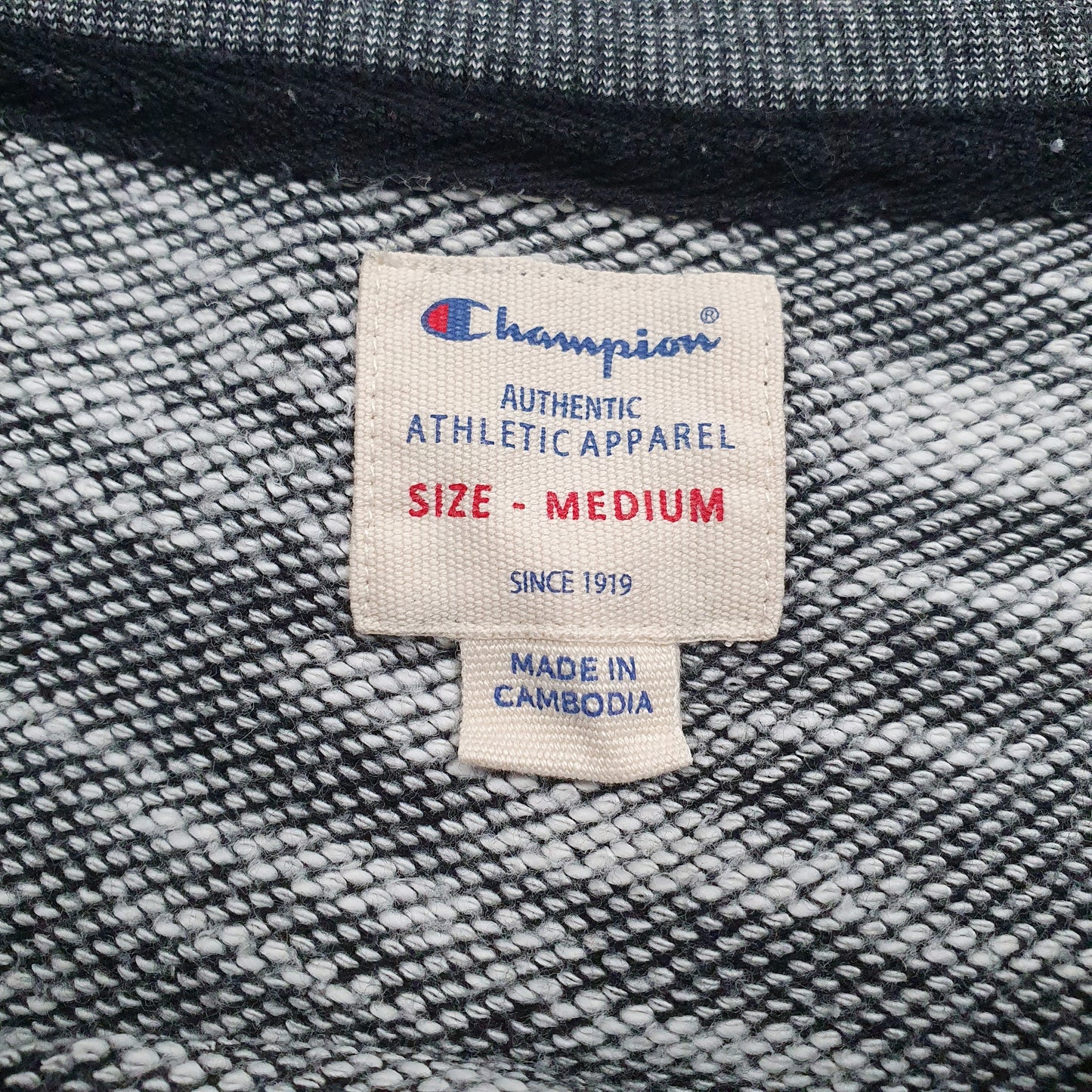 Mens Grey Champion  Crewneck Jumper