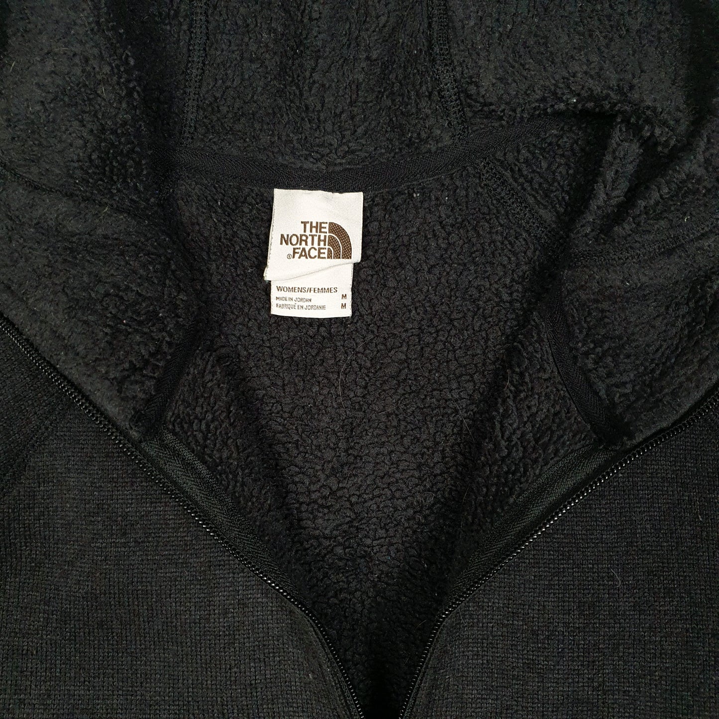 Womens Black The North Face Half Zip Hoodie Jumper